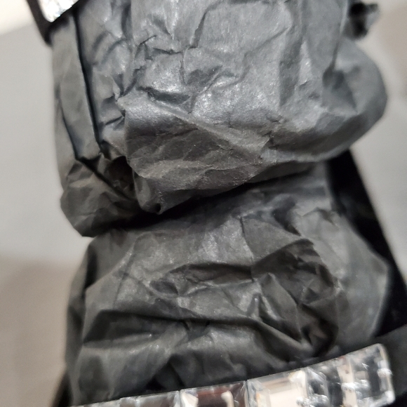 Donald J Pliner Callie Black suede Size 6.5 Mule style heels - Picture 15 of 16